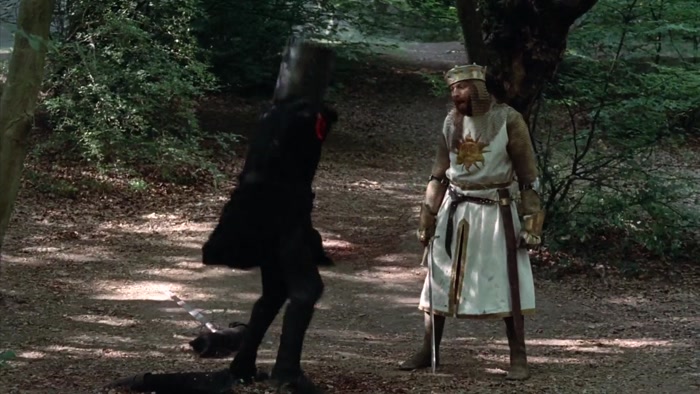 I'LL HAVE YOUR LEG. RIGHT!  