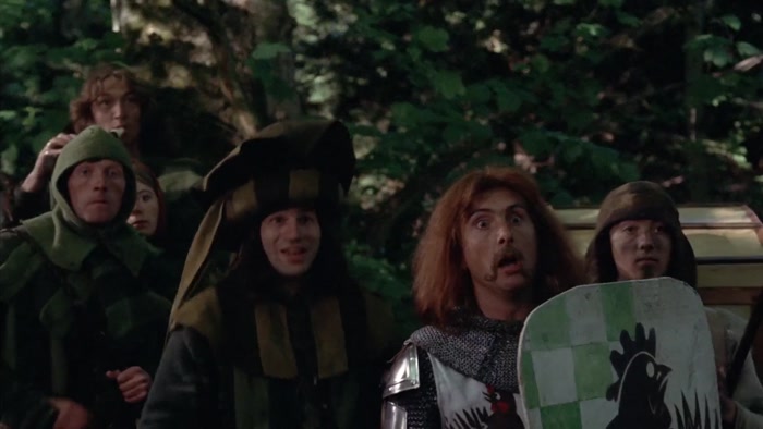 # HE IS BRAVE SIR ROBIN, # # BRAVE SIR ROBIN... # 