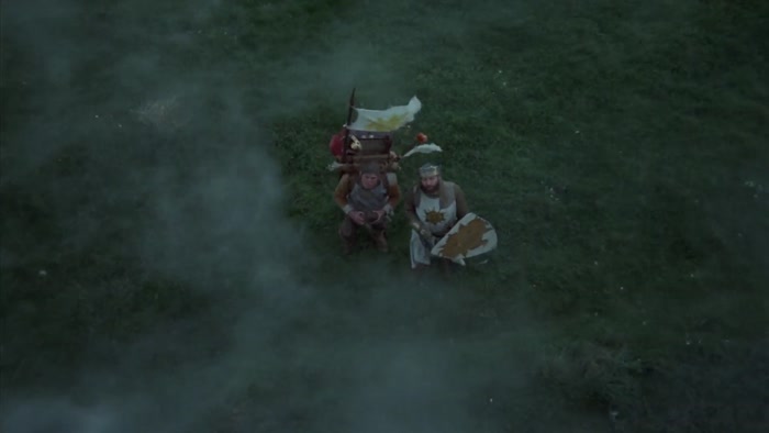 IT IS I, ARTHUR, SON OF UTHER PENDRAGON, FROM THE CASTLE OF CAMELOT. 
