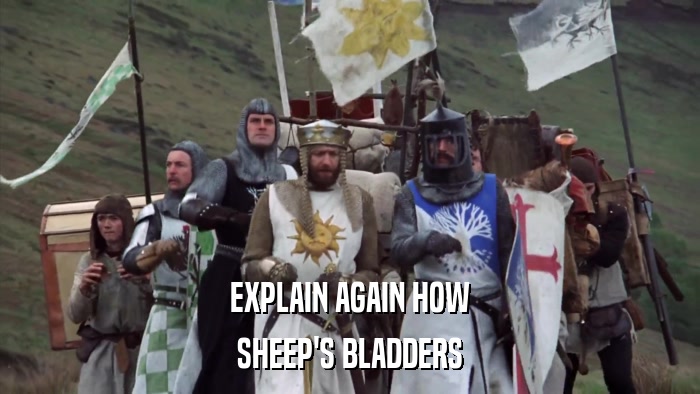 EXPLAIN AGAIN HOW SHEEP'S BLADDERS 