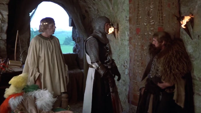 I'M SIR LANCELOT, SIR.  
