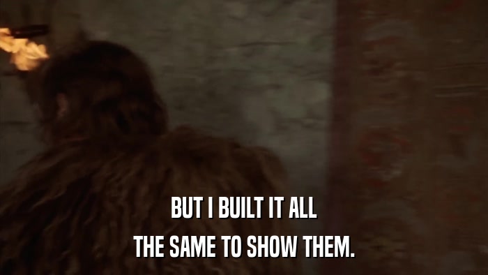 BUT I BUILT IT ALL THE SAME TO SHOW THEM. 