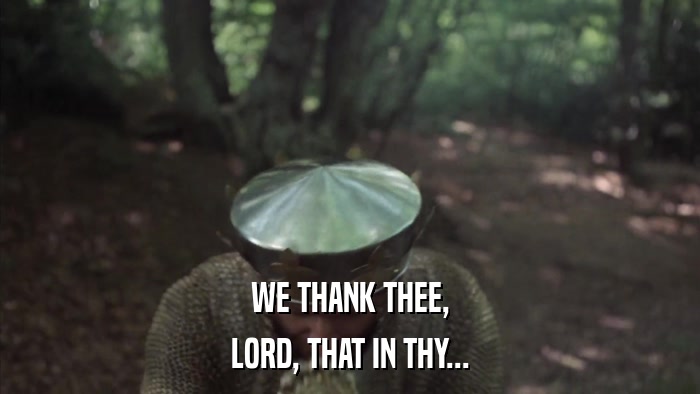 WE THANK THEE, LORD, THAT IN THY... 