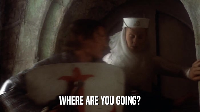 WHERE ARE YOU GOING?  
