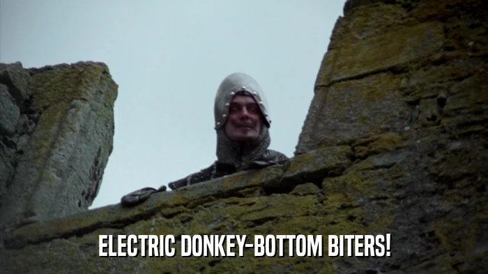 ELECTRIC DONKEY-BOTTOM BITERS!  