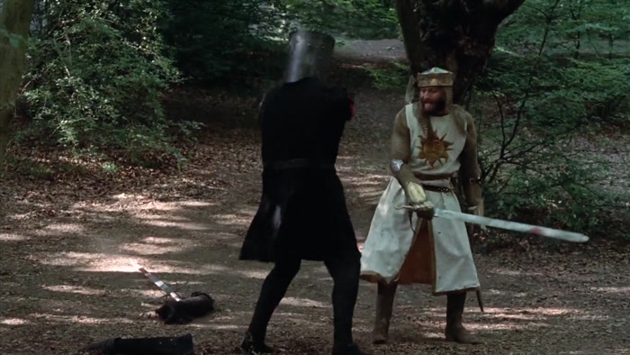 I'LL HAVE YOUR LEG. RIGHT!  