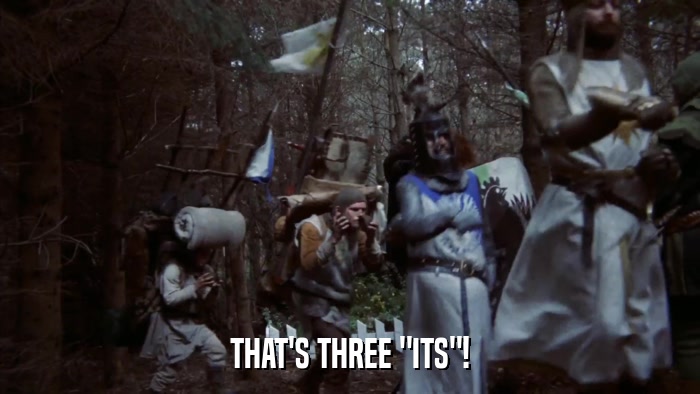 THAT'S THREE 