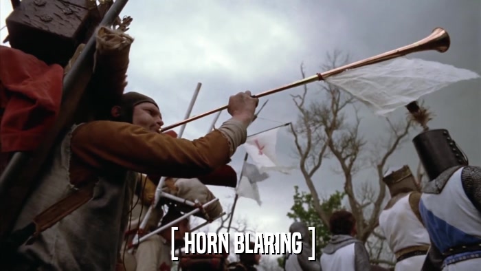 [ HORN BLARING ]  