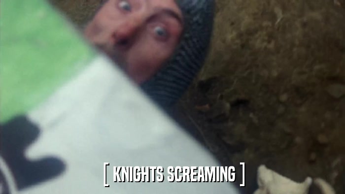 [ KNIGHTS SCREAMING ]  