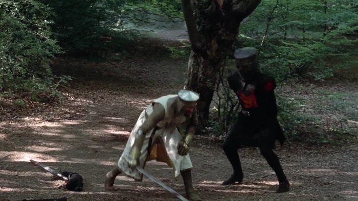 YOU ARE BRAVE, SIR KNIGHT, BUT THE FIGHT IS MINE. 