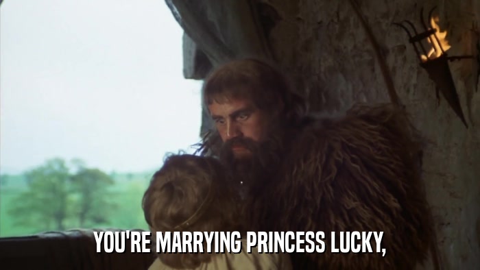 YOU'RE MARRYING PRINCESS LUCKY,  