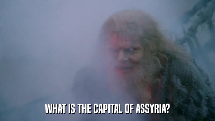 WHAT IS THE CAPITAL OF ASSYRIA?  