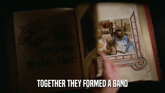 TOGETHER THEY FORMED A BAND  