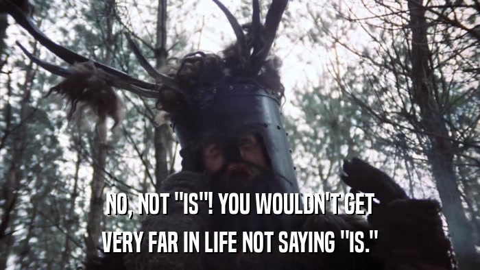 NO, NOT 
