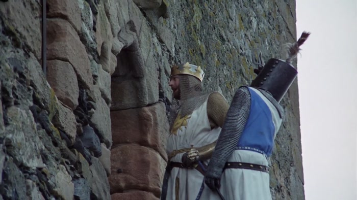 IF YOU'LL NOT OPEN THIS DOOR, WE SHALL TAKE THIS CASTLE BY FORCE! 