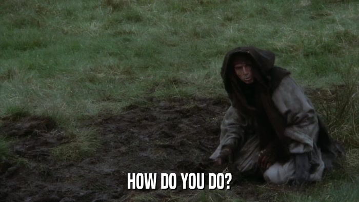 HOW DO YOU DO?  