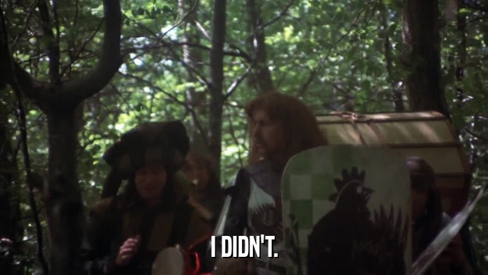 I DIDN'T.  