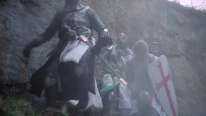 GOOD LUCK, BRAVE SIR LANCELOT. GOD BE WITH YOU. 