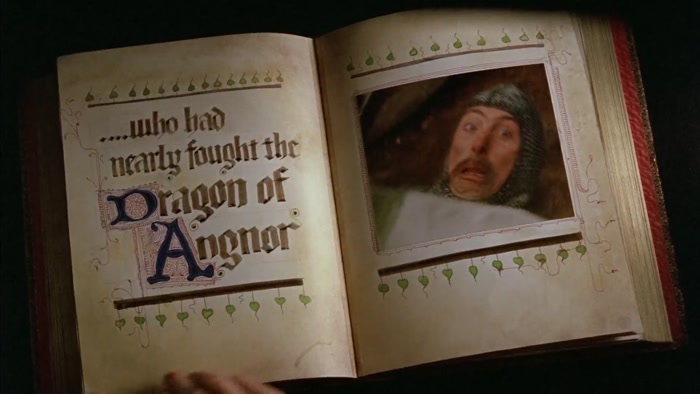 WHO HAD NEARLY FOUGHT THE DRAGON OF ANGNOR, 