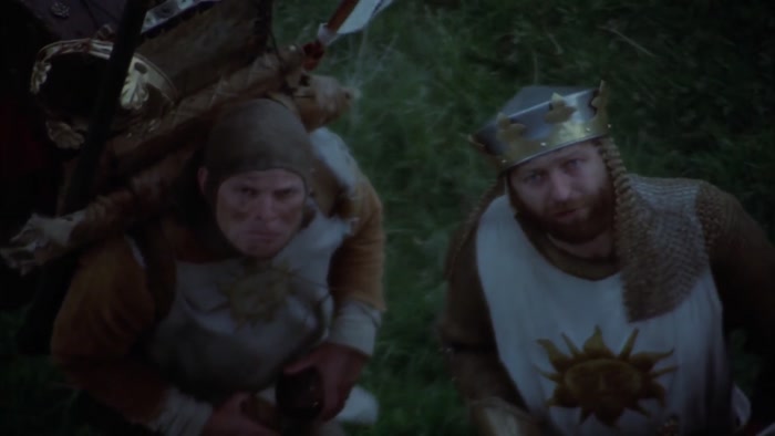 THAT ARTHUR FROM CAMELOT IS HERE. 