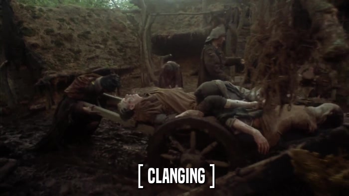 [ CLANGING ]  
