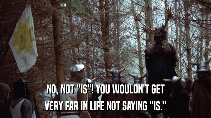 NO, NOT 
