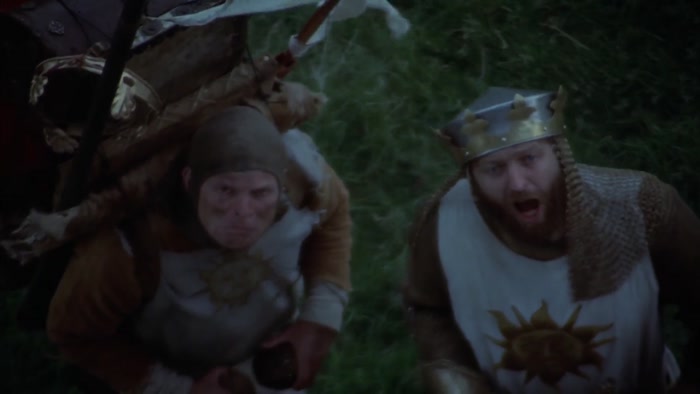 THAT ARTHUR FROM CAMELOT IS HERE. 