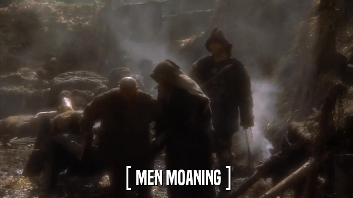 [ MEN MOANING ]  