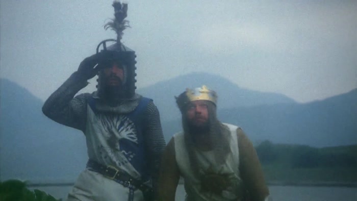 AND MONSIEUR ARTHUR KING, WHO HAS THE BRAIN OF A DUCK, YOU KNOW. 