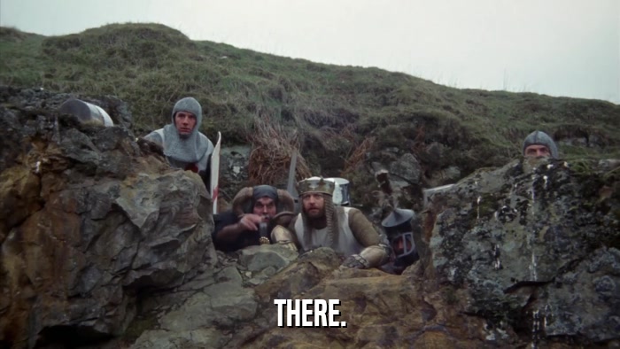 THERE.  