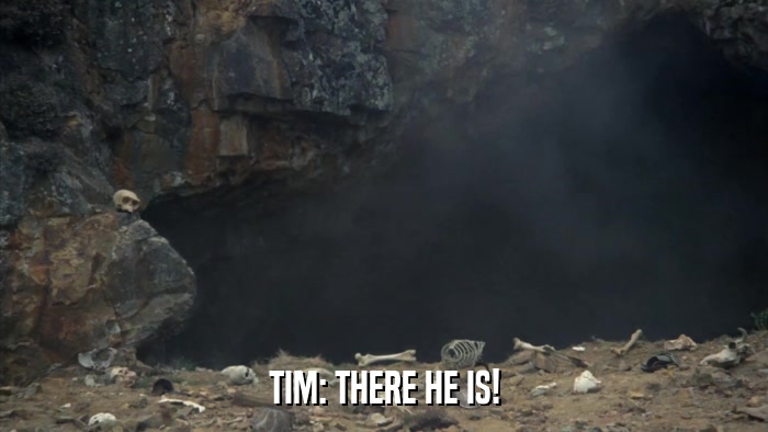 TIM: THERE HE IS!  