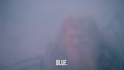BLUE.  