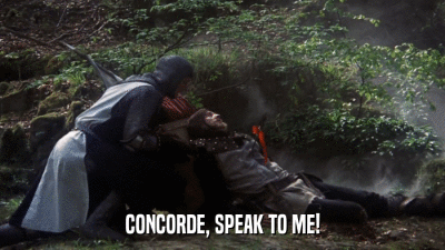 CONCORDE, SPEAK TO ME!  