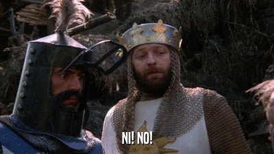NI! NO!  