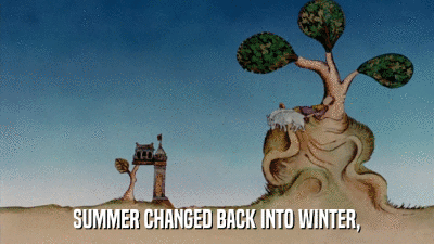 SUMMER CHANGED BACK INTO WINTER,  
