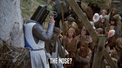 THE NOSE?  