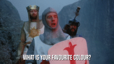 WHAT IS YOUR FAVOURITE COLOUR?  