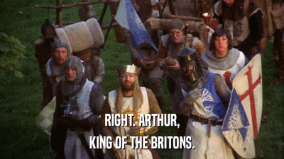 RIGHT. ARTHUR, KING OF THE BRITONS. 