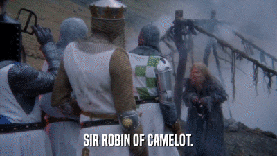 SIR ROBIN OF CAMELOT.  