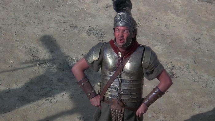 HANDS UP, ALL THOSE WHO DON'T WANT TO BE CRUCIFIED HERE! 