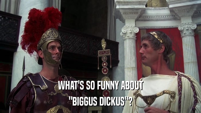 WHAT'S SO FUNNY ABOUT 