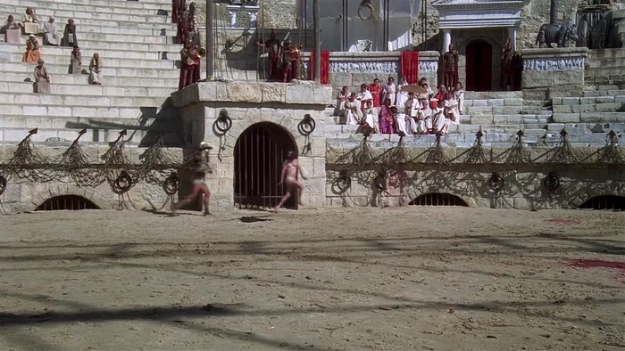 [ GLADIATOR PANTING AND GASPING ]  