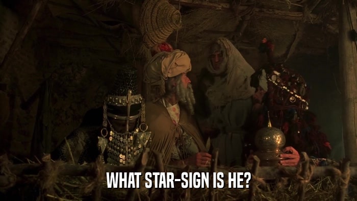 WHAT STAR-SIGN IS HE?  