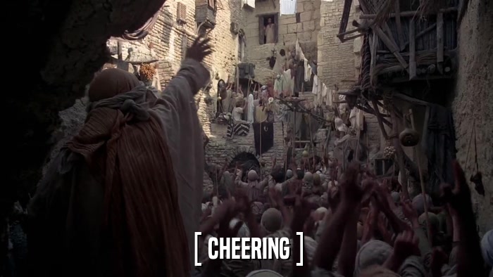 [ CHEERING ]  