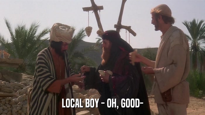 LOCAL BOY - OH, GOOD-  