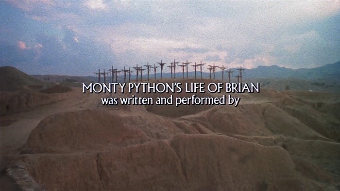 SEE? THE END OF THE FILM. INCIDENTALLY, THIS RECORD IS AVAILABLE IN THE FOYER. 