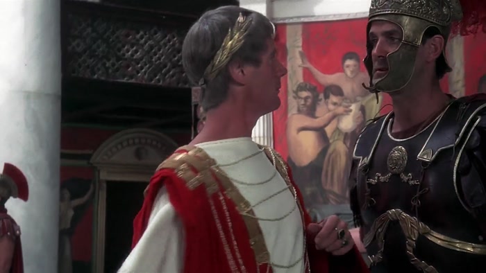 I REALLY WOULDN'T, SIR! OUT OF THE WAY, CENTURION! 
