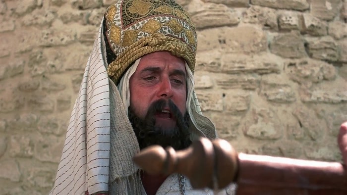 AND SO AS A BLASPHEMER...  
