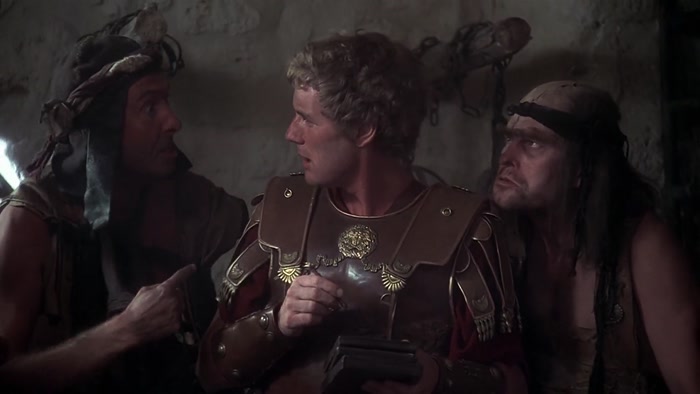 SPEAK UP, SIR. HE'S... HE'S D...  