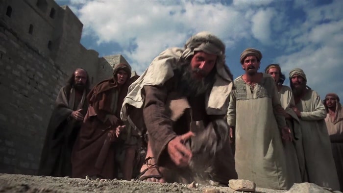 HE HAS GIVEN US HIS SHOE.  